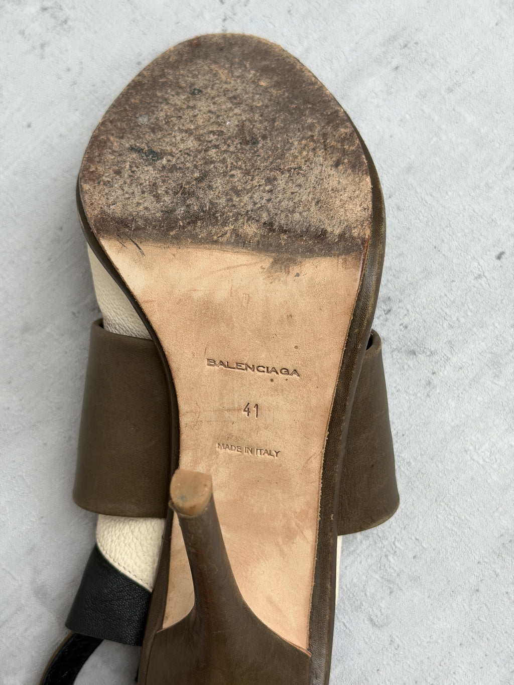 Balenciaga leather heels