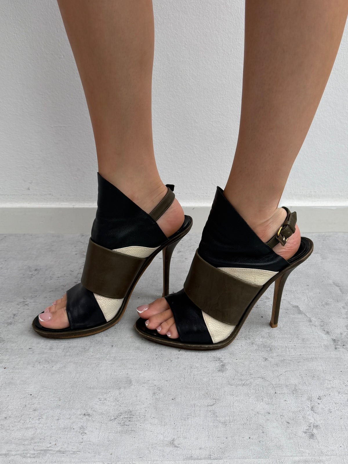 Balenciaga leather heels