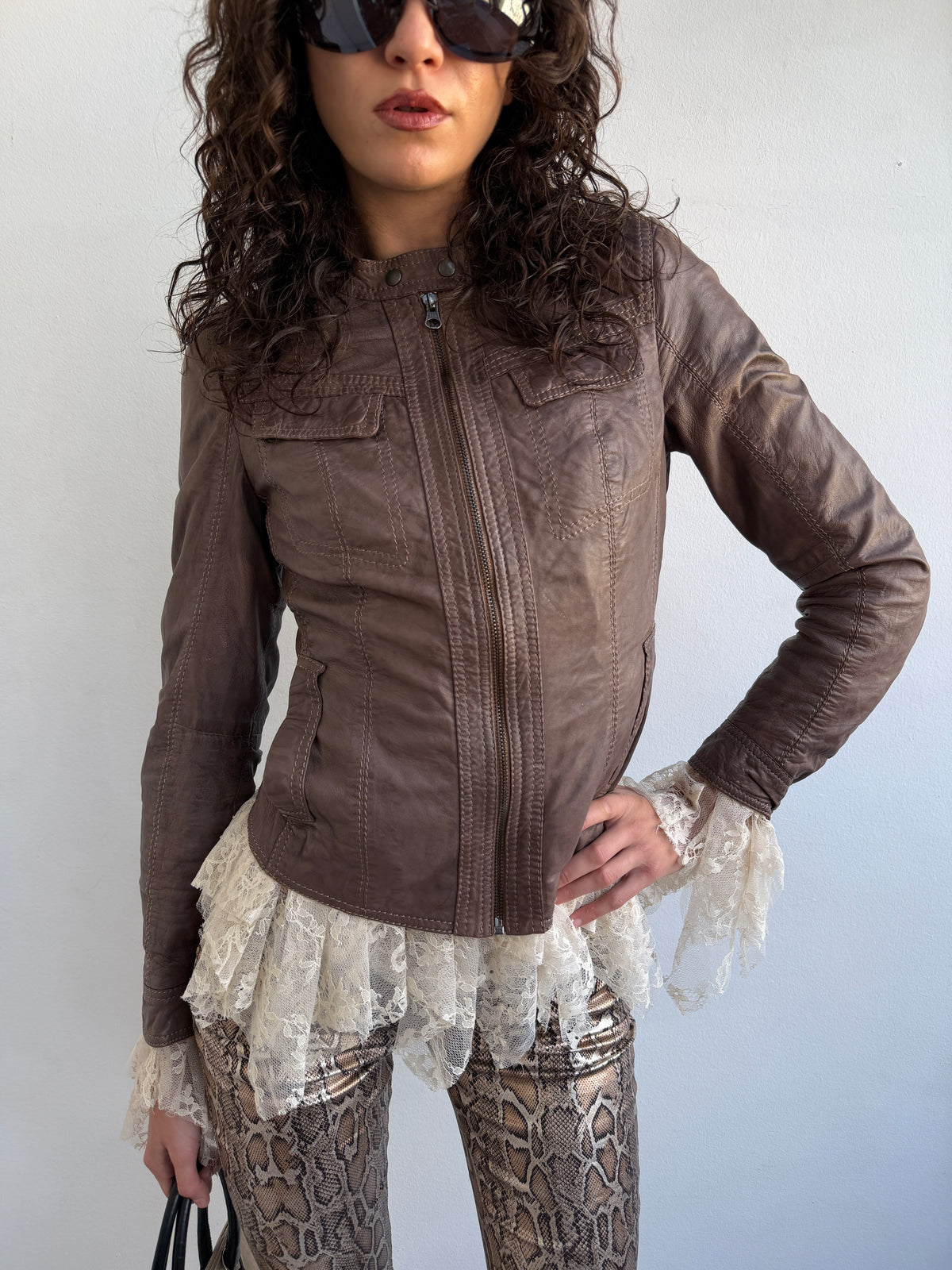 Real leather jacket
