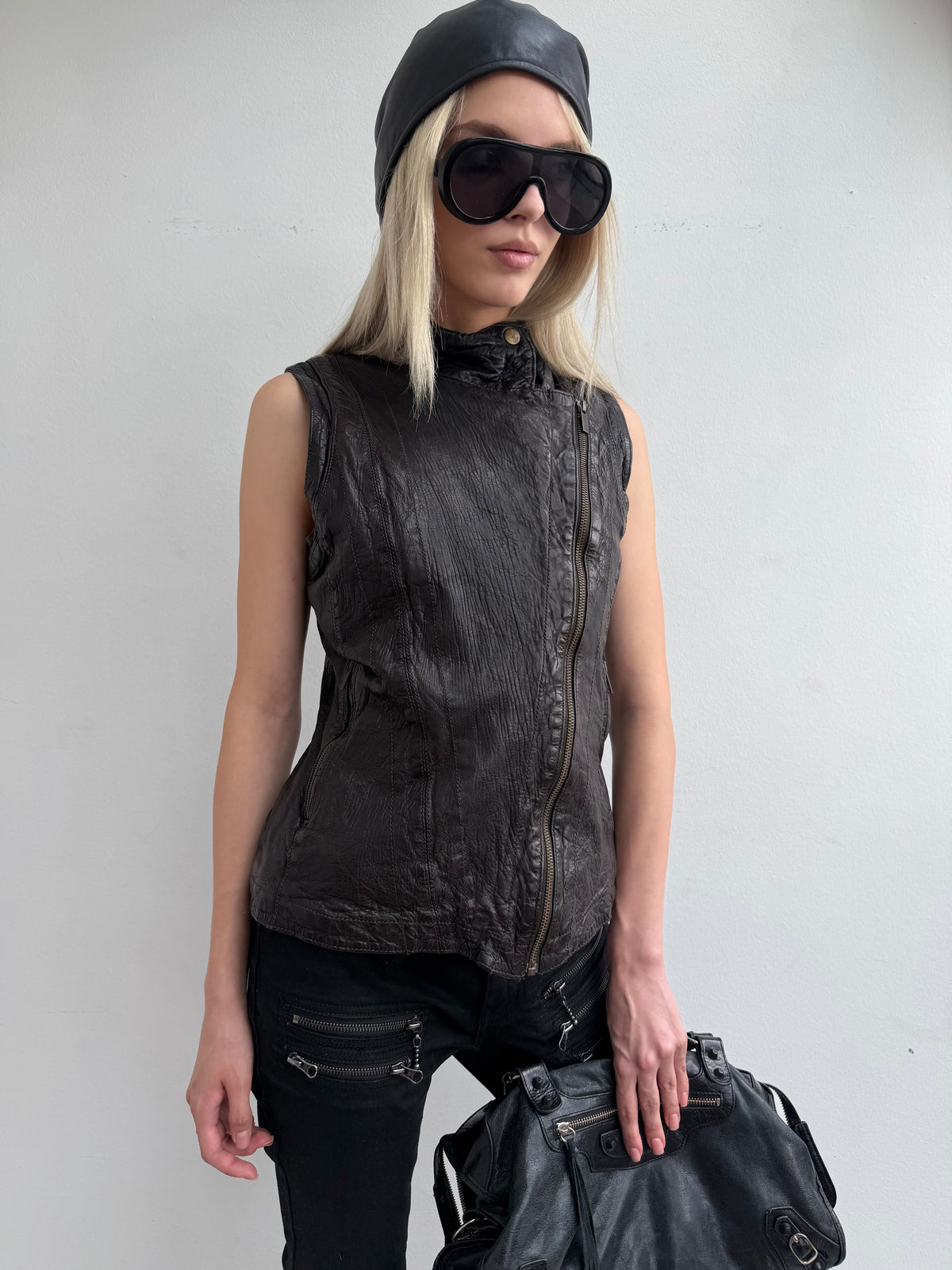 REAL LEATHER VEST