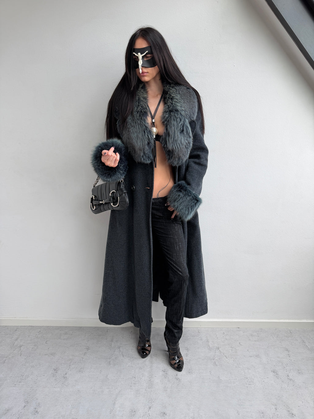 VINTGAE REAL FUR COAT