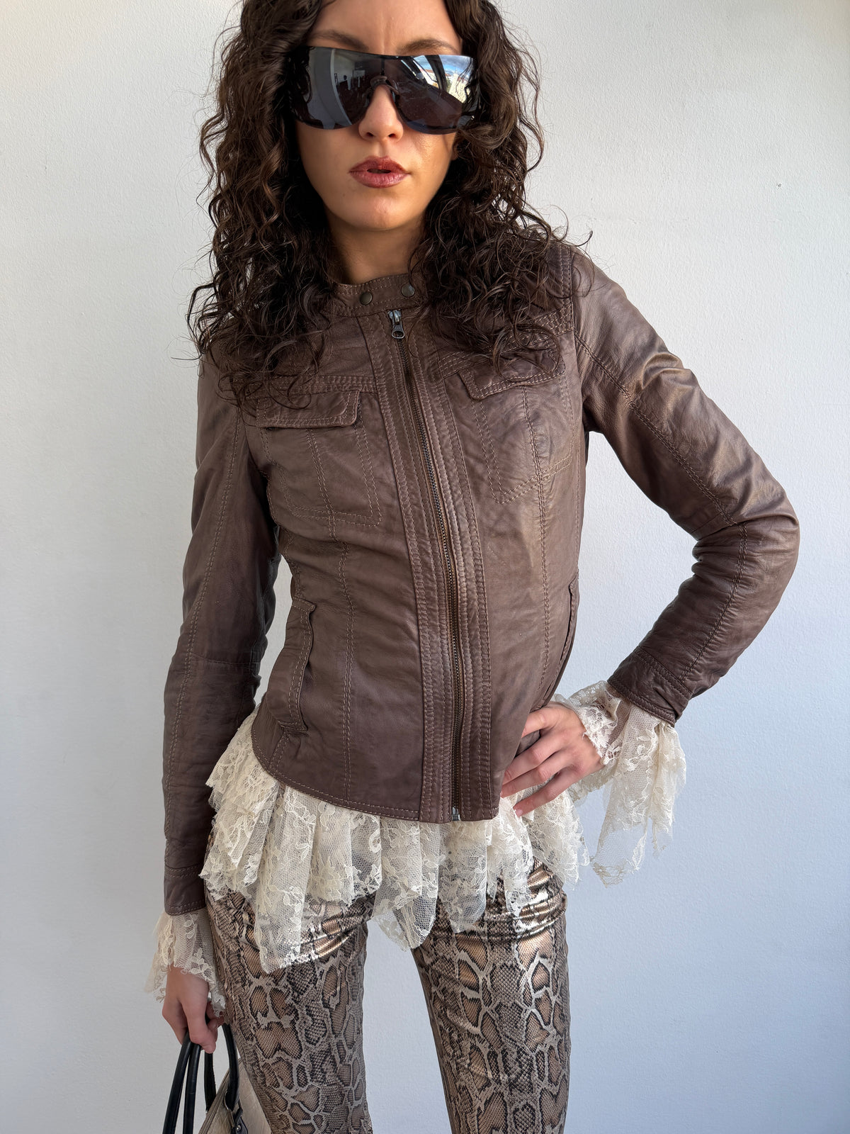 Real leather jacket