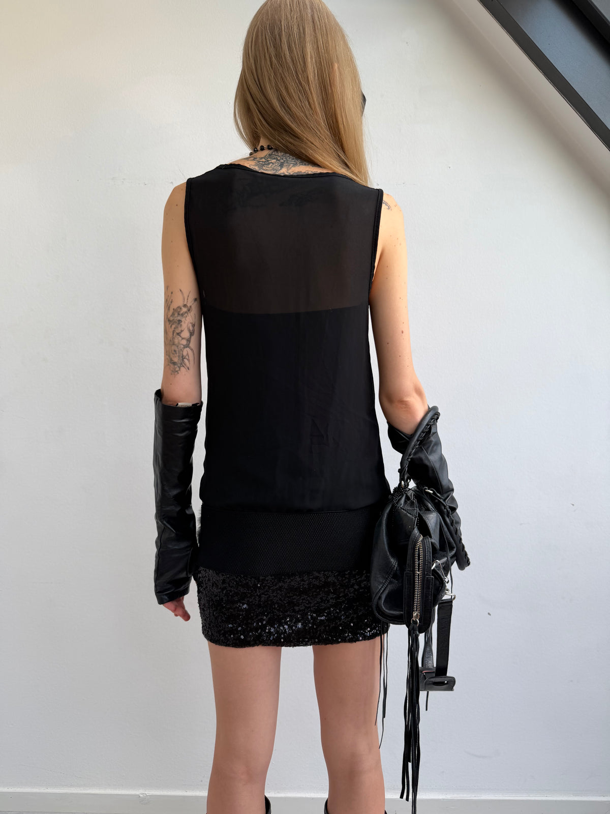 VINTAGE DRESS + BELT