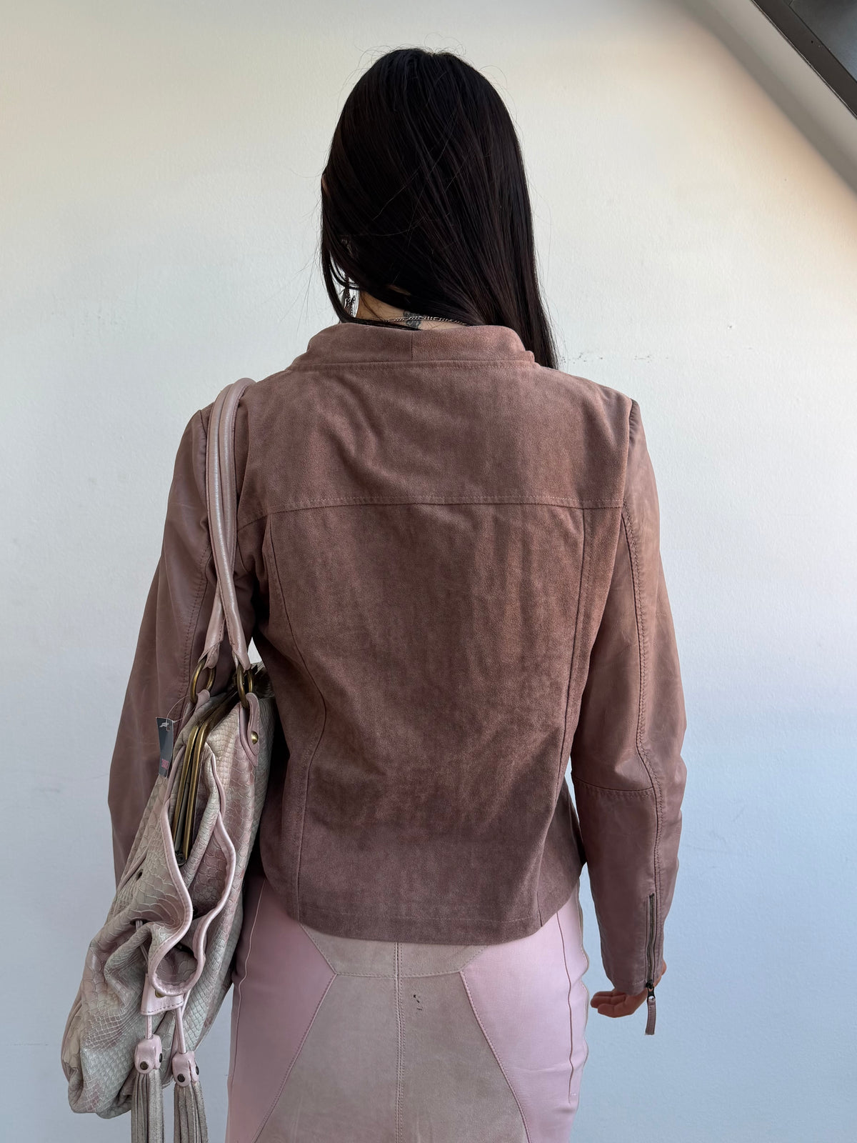 ASYMMETRICAL PINK JACKET