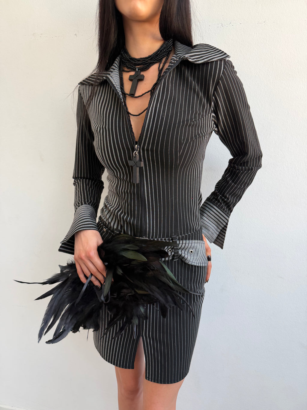 VINTAGE DRESS + BELT
