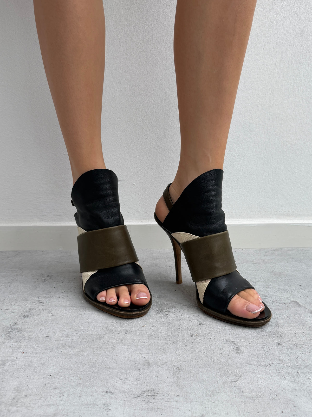 Balenciaga leather heels