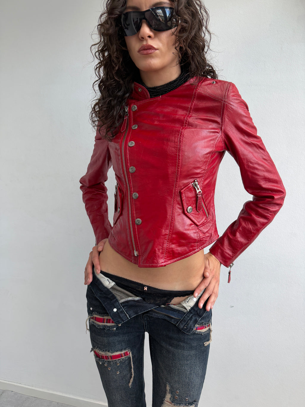 Real leather jacket