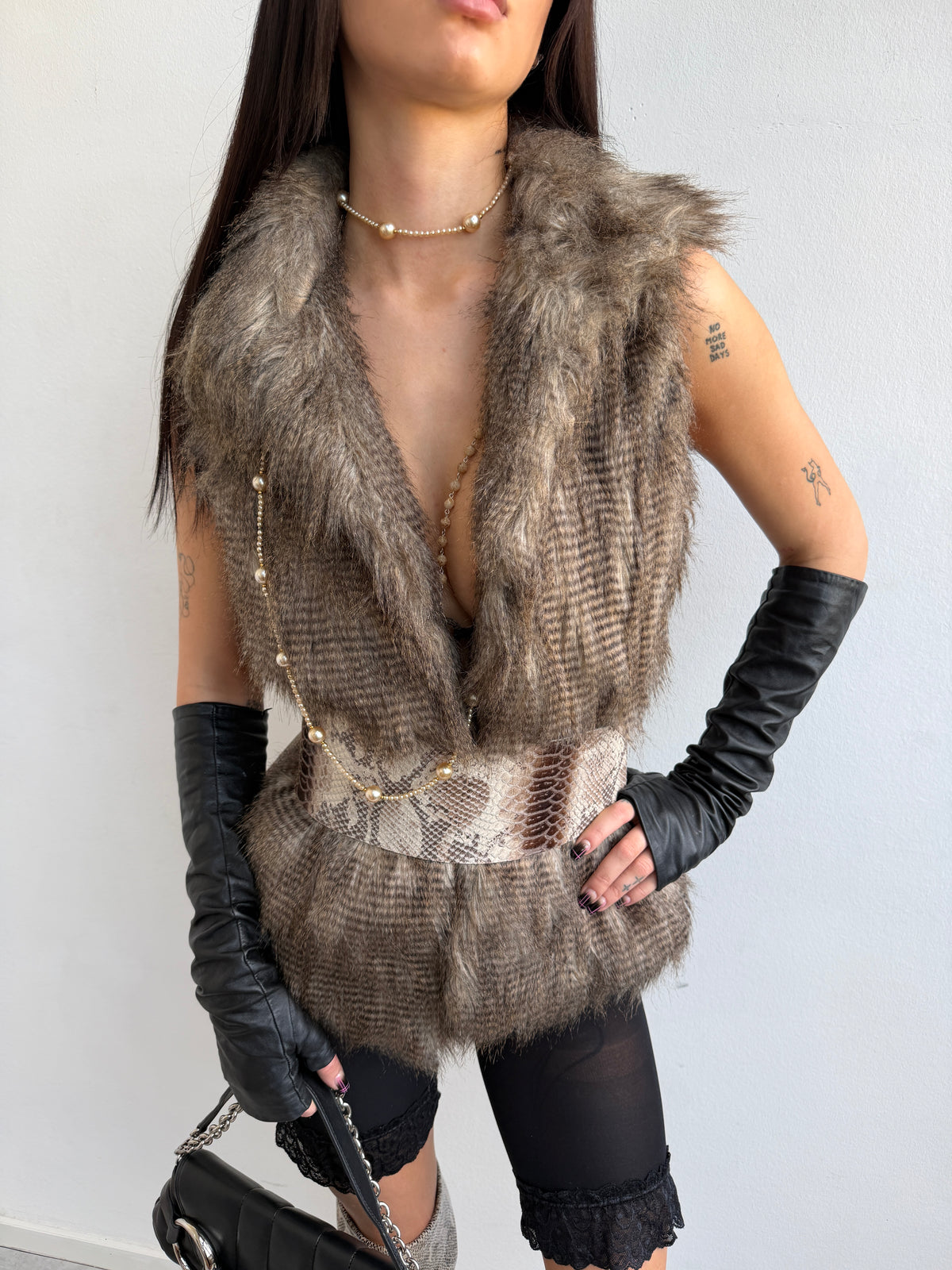 FAUX FUR VEST