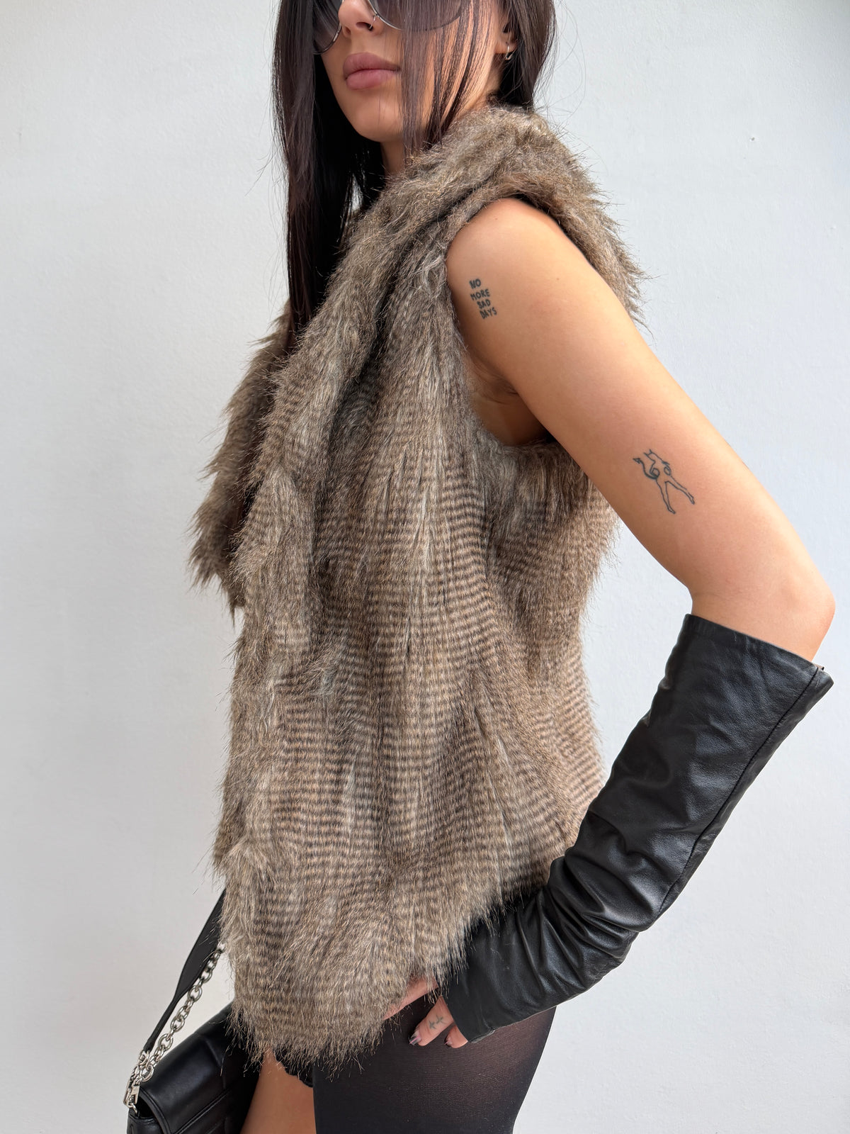FAUX FUR VEST