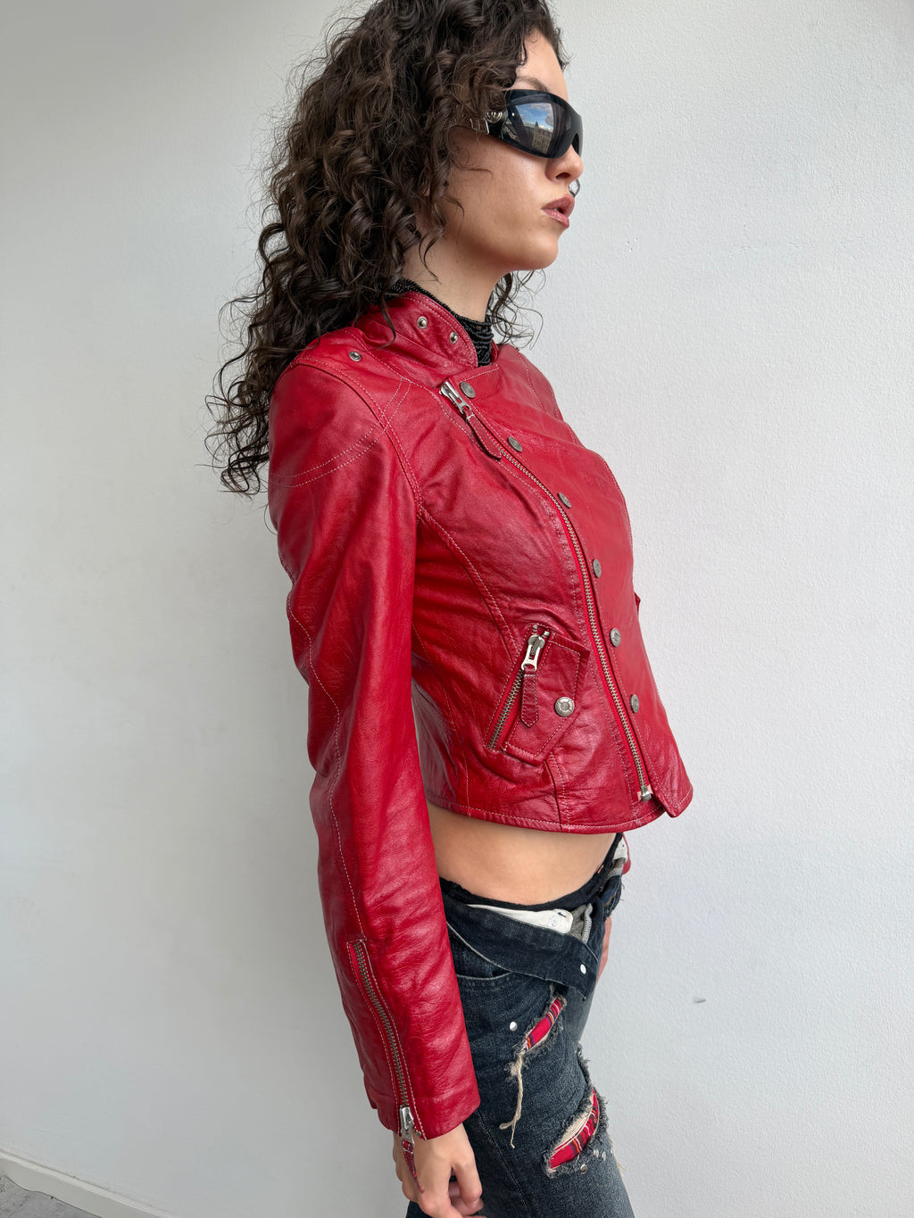 Real leather jacket