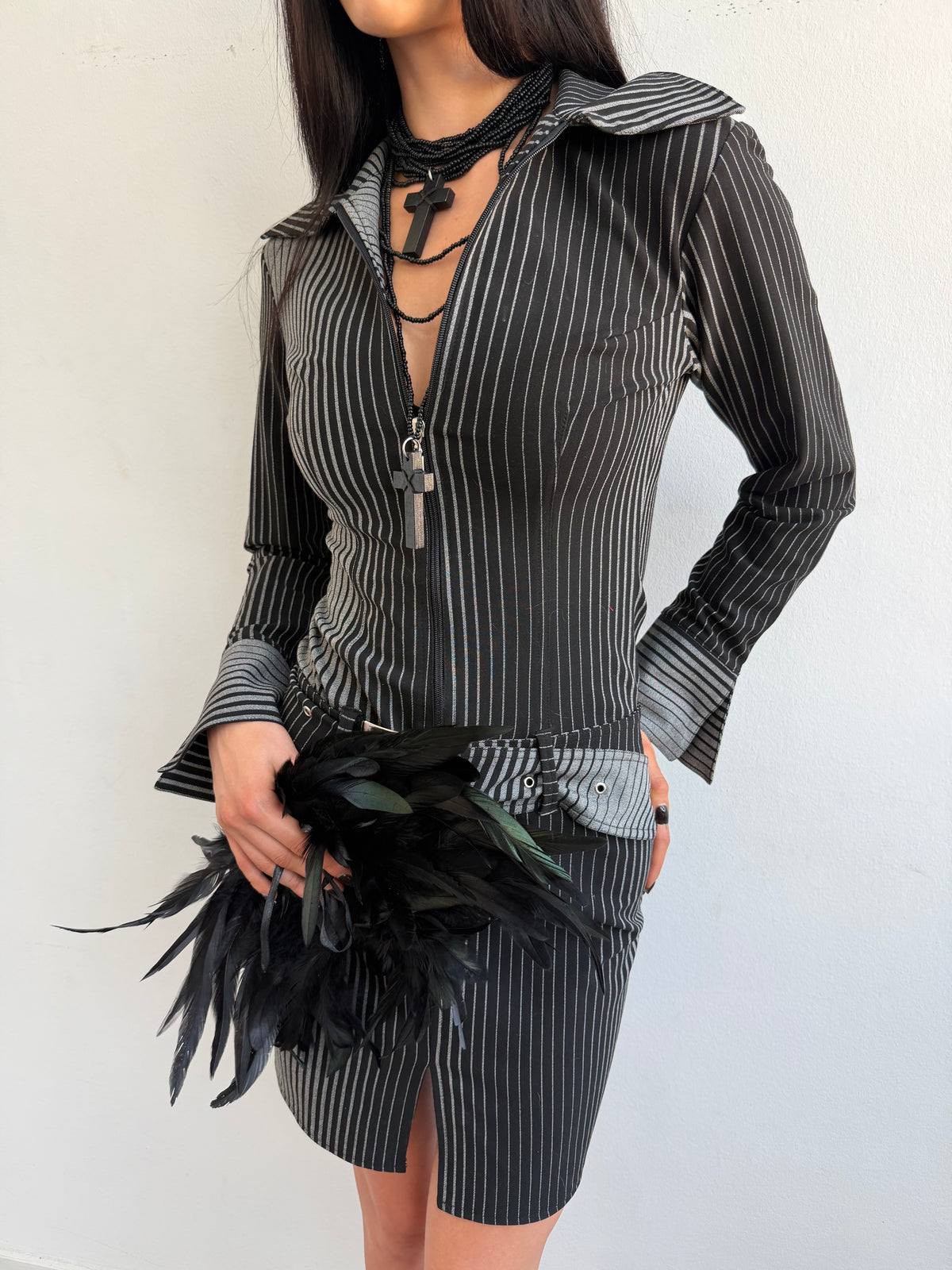 VINTAGE DRESS + BELT