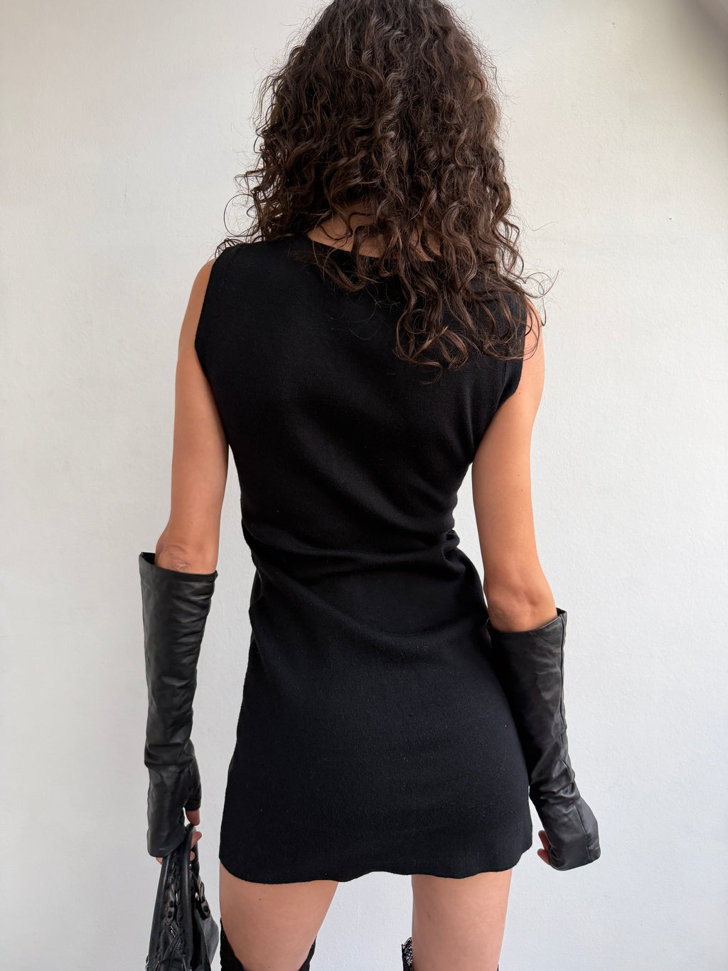 Fendi leather dress