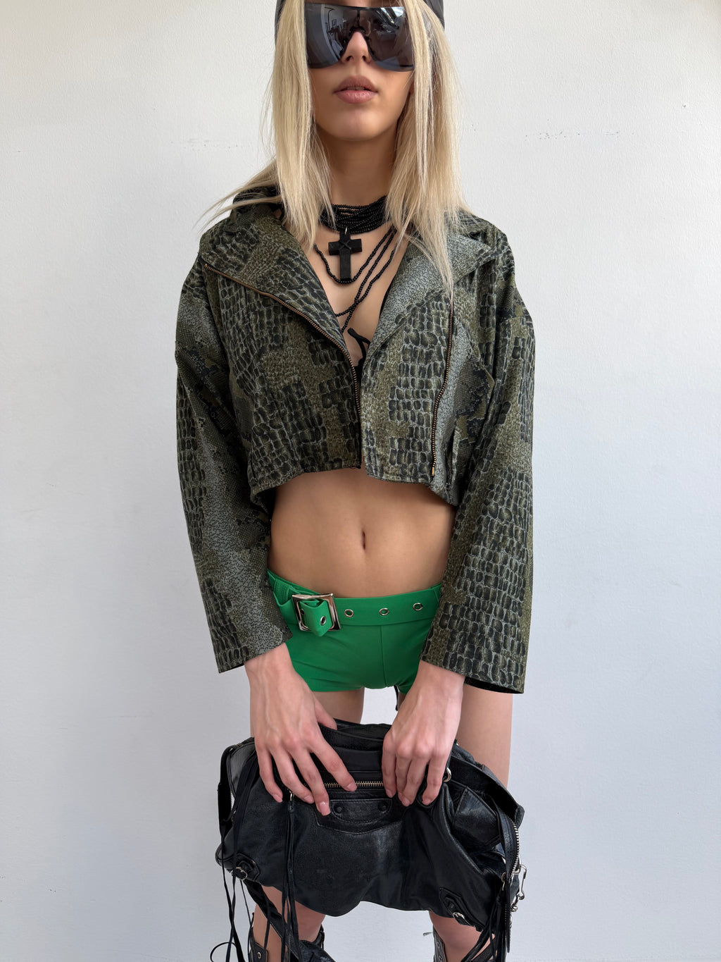 SNAKE PRINT JACKET