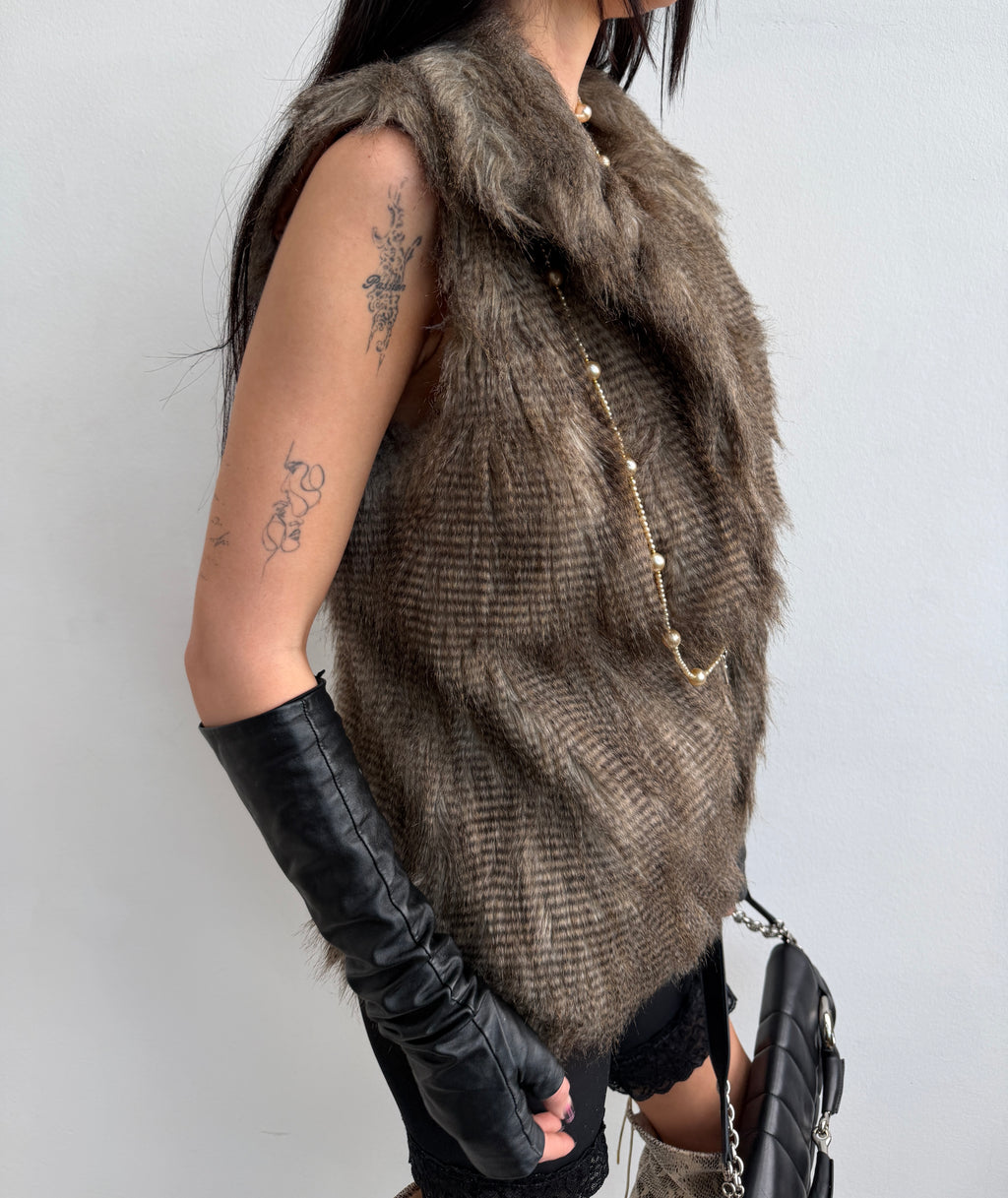 FAUX FUR VEST