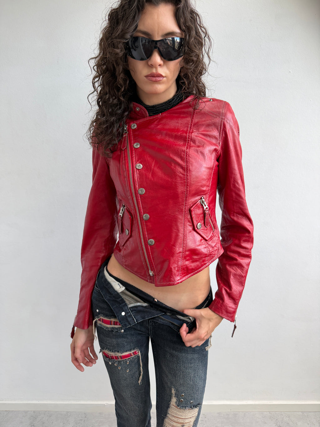 Real leather jacket