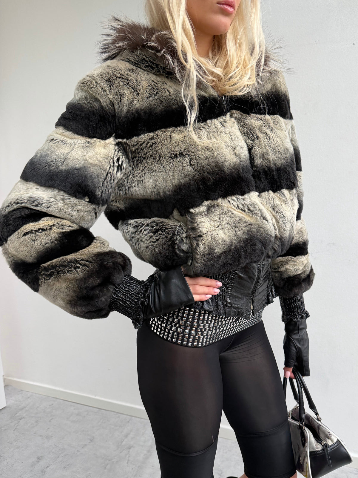 REAL FUR JACKET (rabbit fur)