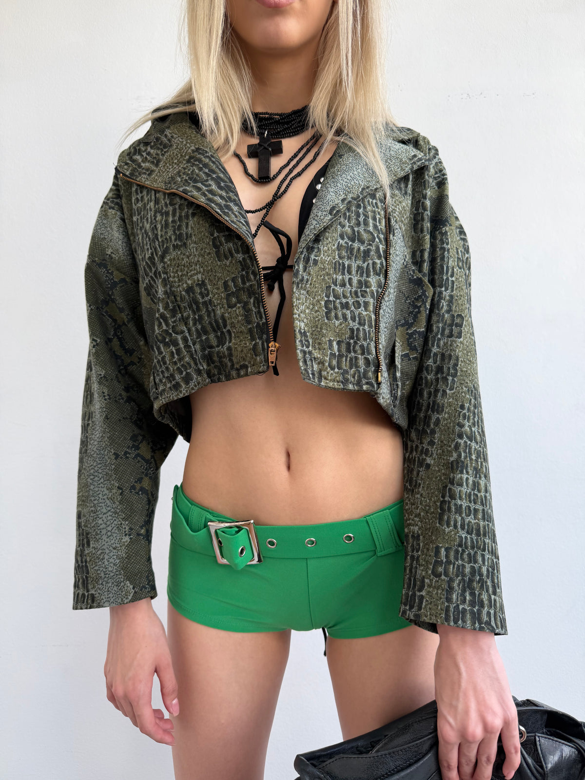 SNAKE PRINT JACKET