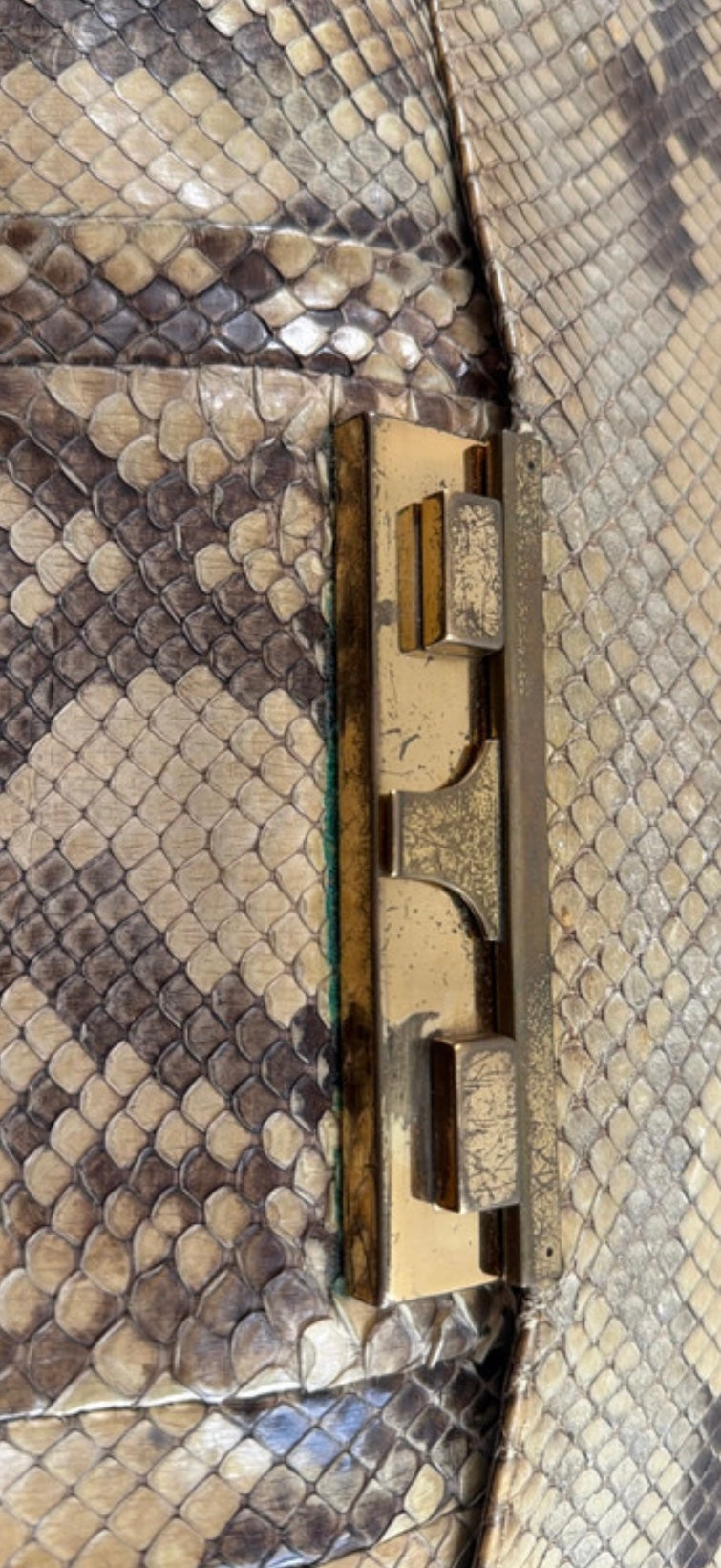 Genuine Snakeskin Clutch