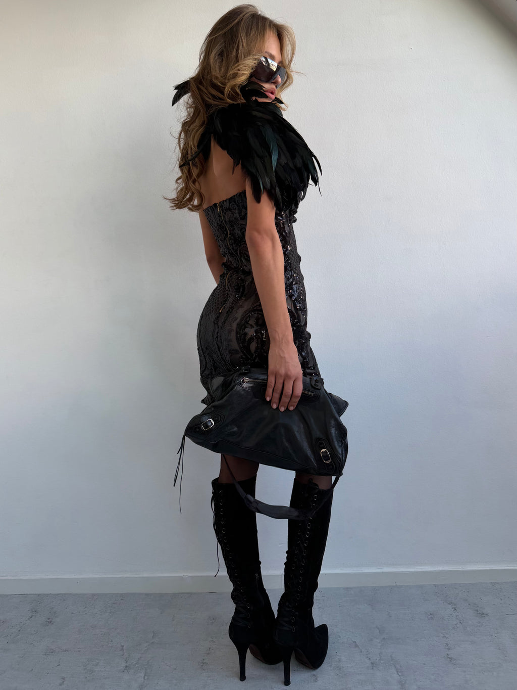 REAL LEATHER HEELS