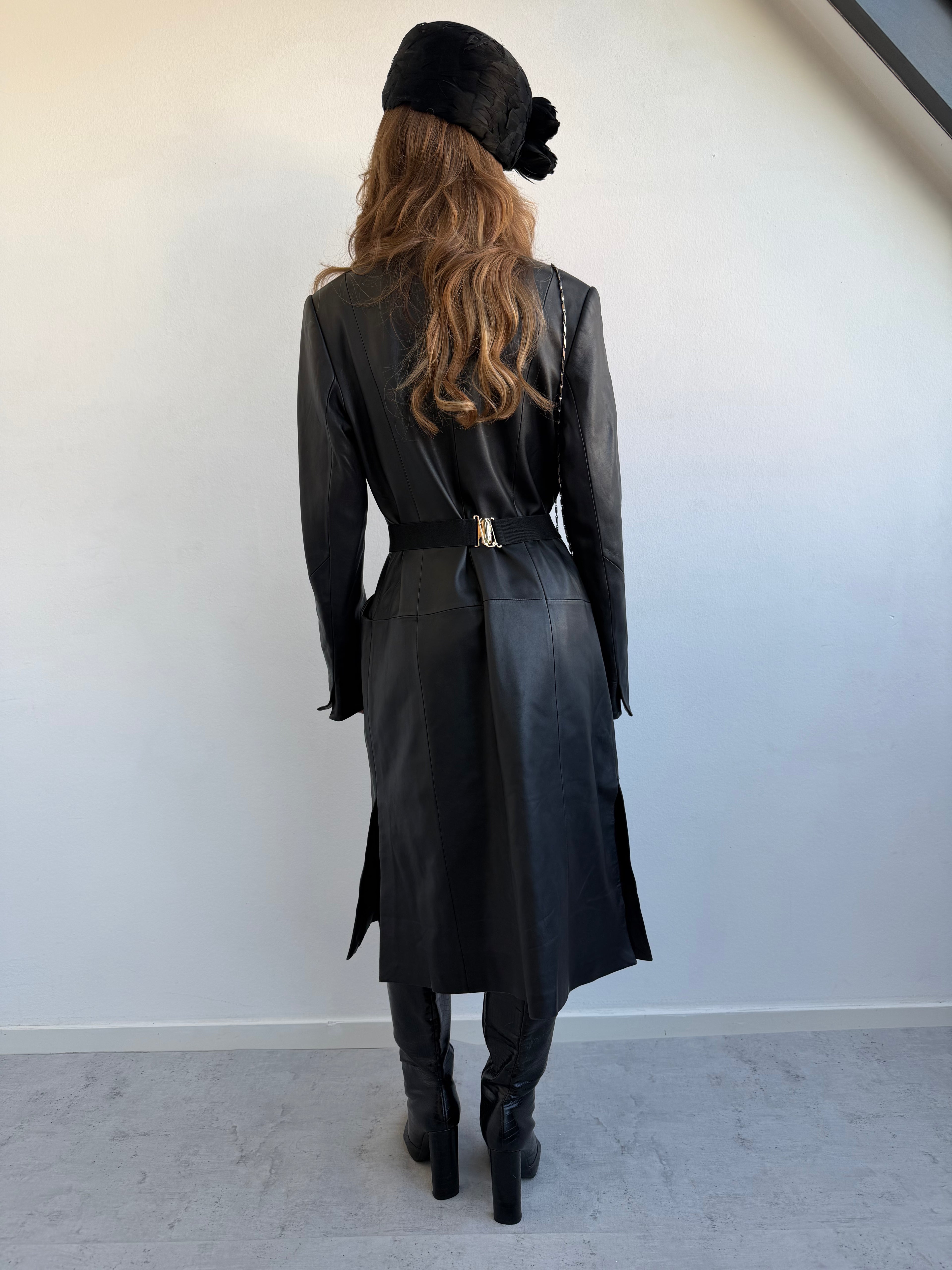 REAL LEATHER COAT
