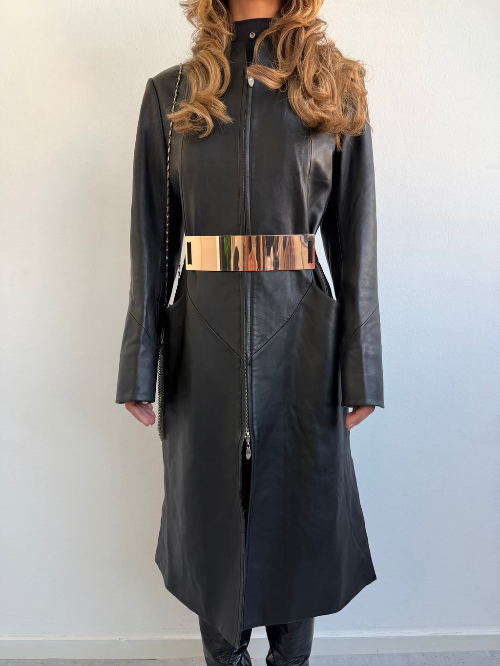 REAL LEATHER COAT