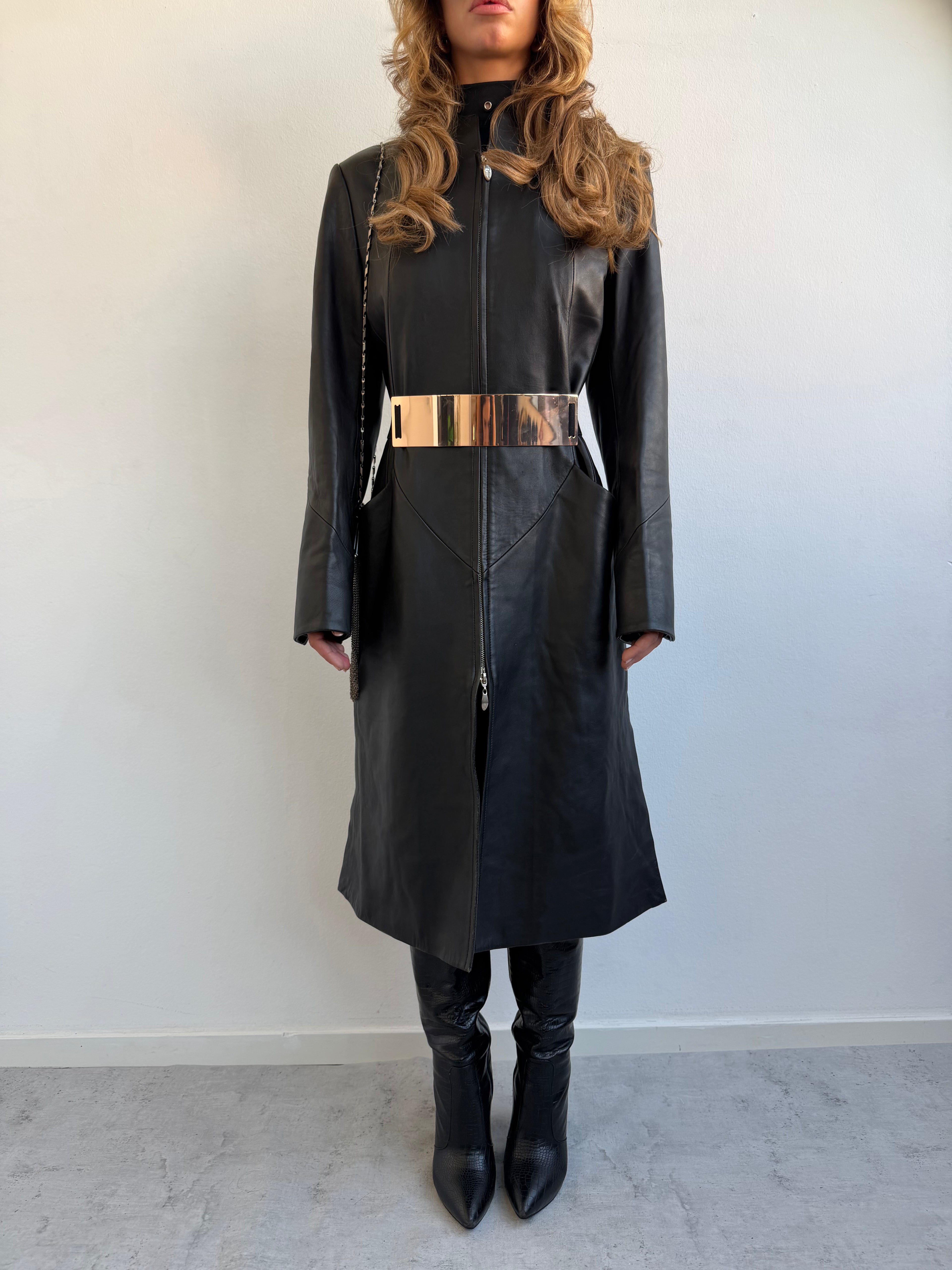 REAL LEATHER COAT