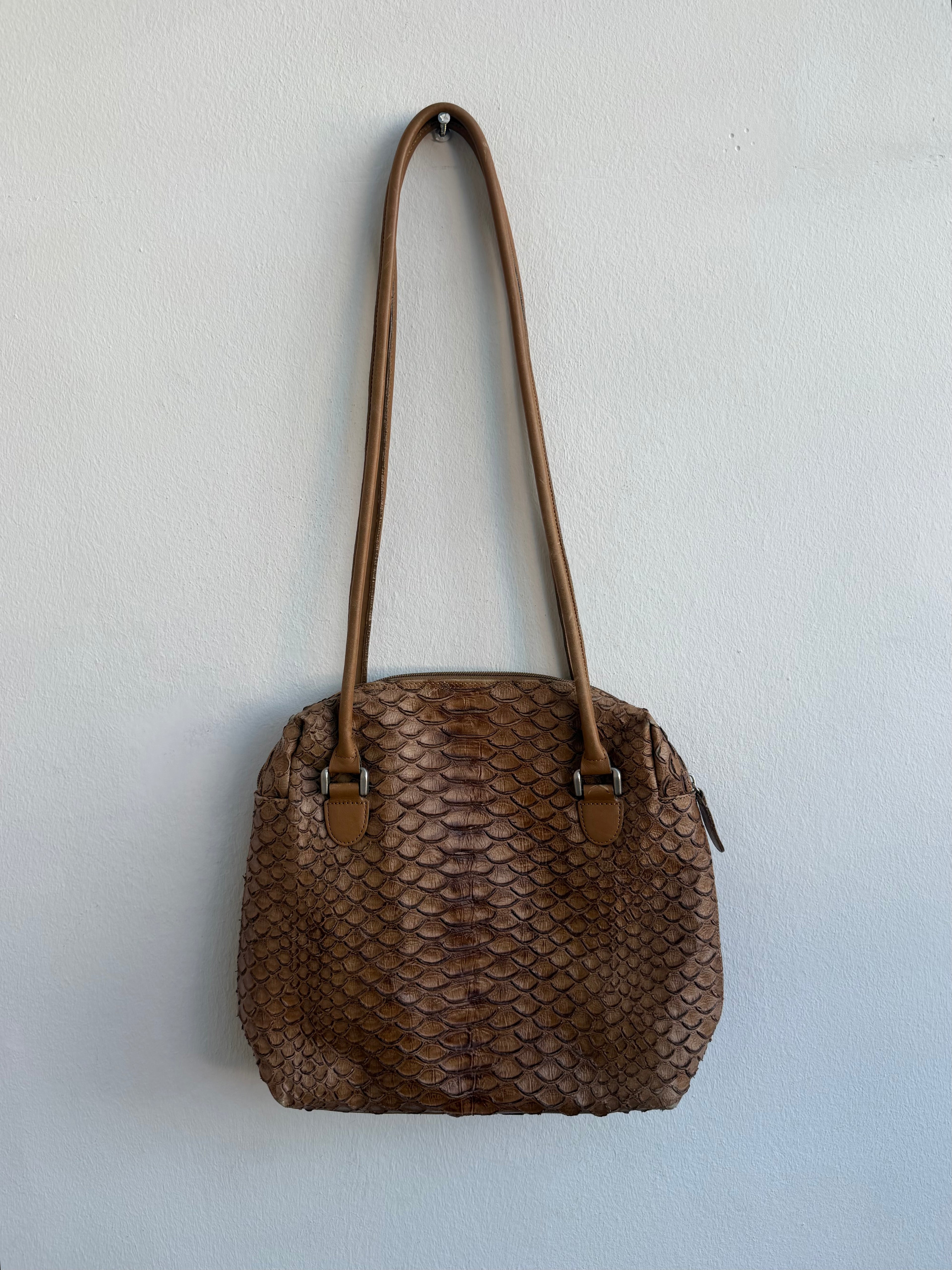 REAL SNAKE LEATHER BAG